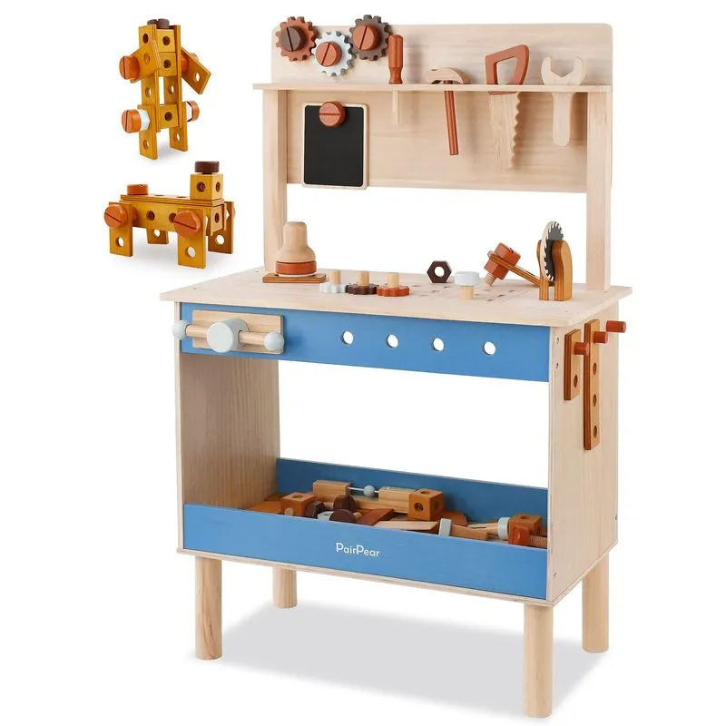 Bancada De Trabalho De Brinquedo Pairpear Kids Tool Bench Com Martelo E Ferramentas De Brinquedo