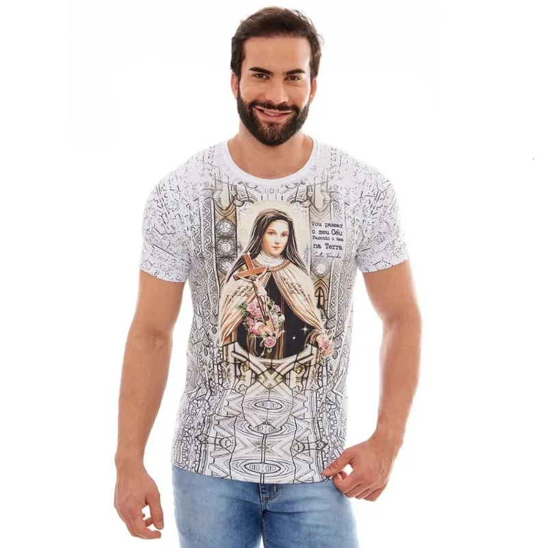 Camiseta Santa Teresinha Do Menino Jesus DV12516 G