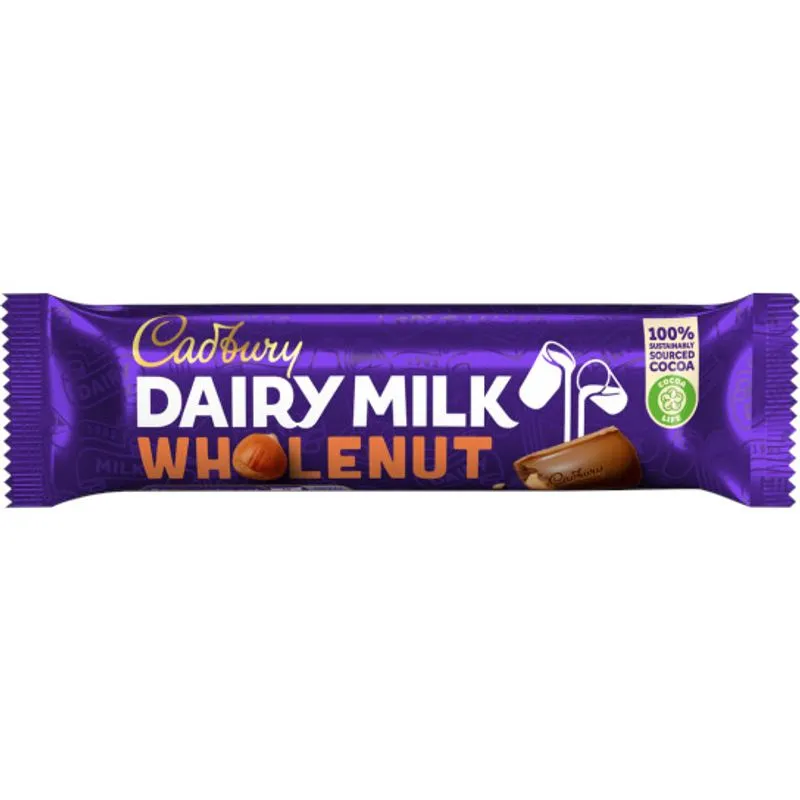 Chocolate CADBURY Dairy Milk Avelãs Inteiras 45g