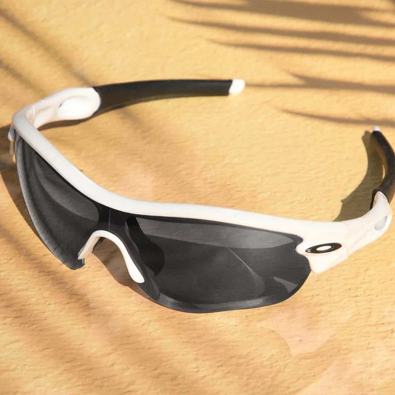 Custom Sport Prescription Lenses for Oakley Radar Path Silver Titanium Mirrored / Plus