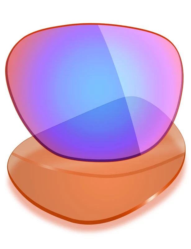 Oakley Anorak OO9420 59mm Replacement Lenses by MRY Cobalt Rose Mirrored / HD Polarized