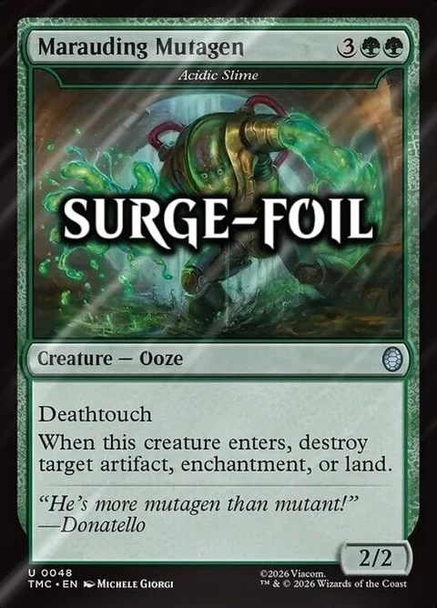 Marauding Mutagen - Acidic Slime (48s) - Surge-Foil Foil / Near Mint