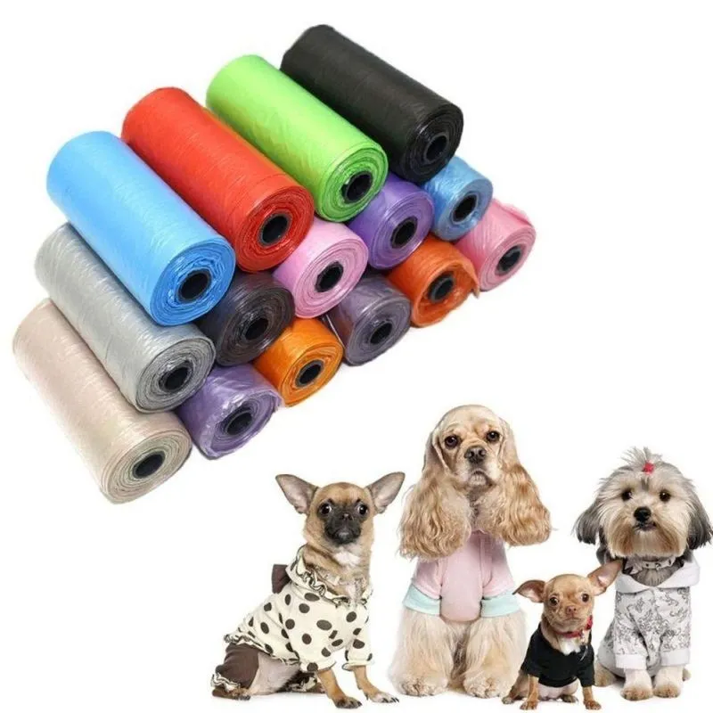 Refil De Sacolas Coletoras Para Animais De Estimação OEM Cata Caca Cachorro Gato Plástico