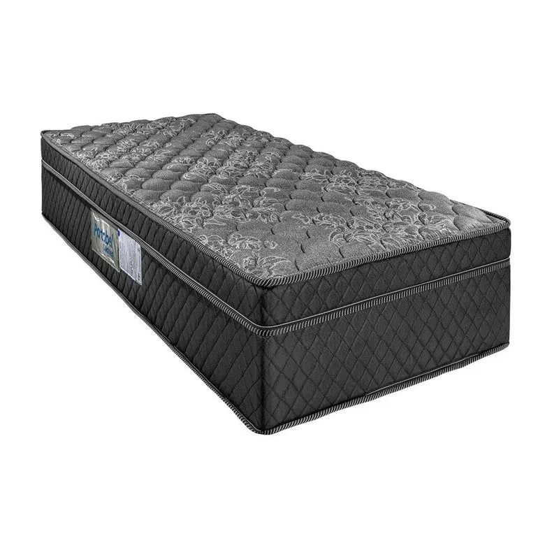 Colchão de Solteiro - Arezzo Black Light Pocket Portobel 30X88X188
