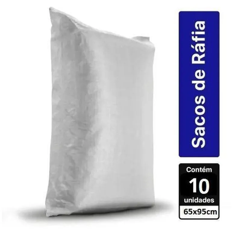 Sacos Virgem 50x70cm - Alta Resistência - Kit 10 Und