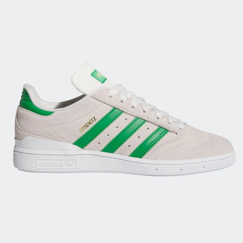 Adidas Busenitz Skateboard Shoe - Crystal White/Crystal White/Gold Metallic M 5 / W 6.5