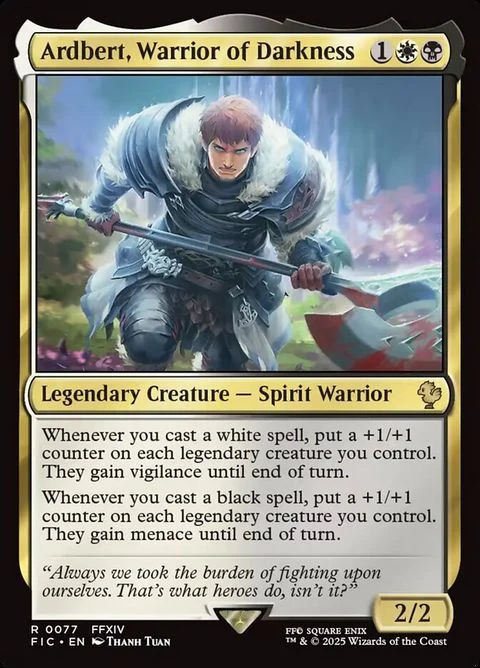 Ardbert, Warrior of Darkness (77) Non-Foil / Near Mint