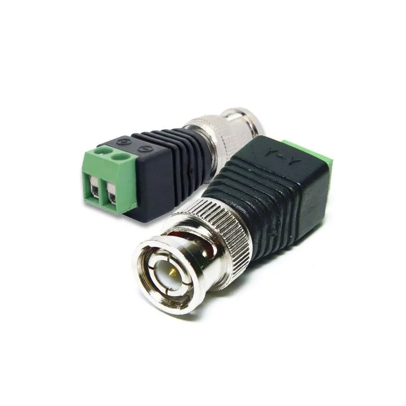 Conector Bnc Macho Com Borne Kit 100 Peças