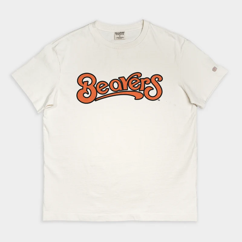 Oregon State Beavers Retro Vintage Heavyweight Tee XS / Cream