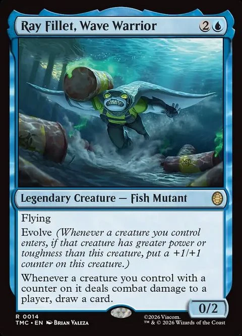 Ray Fillet, Wave Warrior (14) Non-Foil / Near Mint