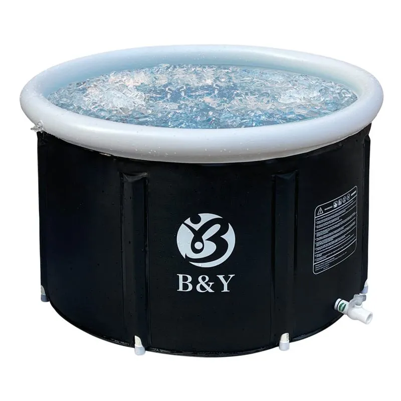 Banheira De Gelo B&amp;y Para Atletas Cold Plunge Portable Black