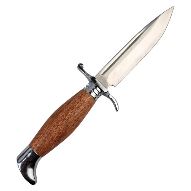 Faca Bowie Dynamis 4 Polegadas Com Cabo De Madeira