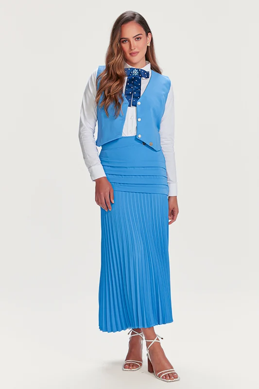 COLETE OLGA AZUL / M