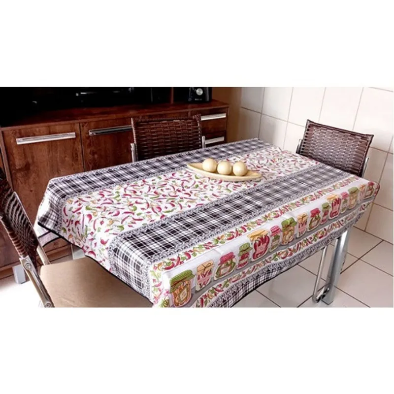 Toalha De Mesa Termica 3,00m X 1,40m Para Mesa De 10 Lugares