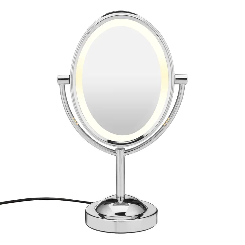 Espelho De Maquiagem Conair Lighted Oval 1x/7x Led De Ampliação
