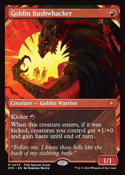 Goblin Bushwhacker (78) Foil / Near Mint