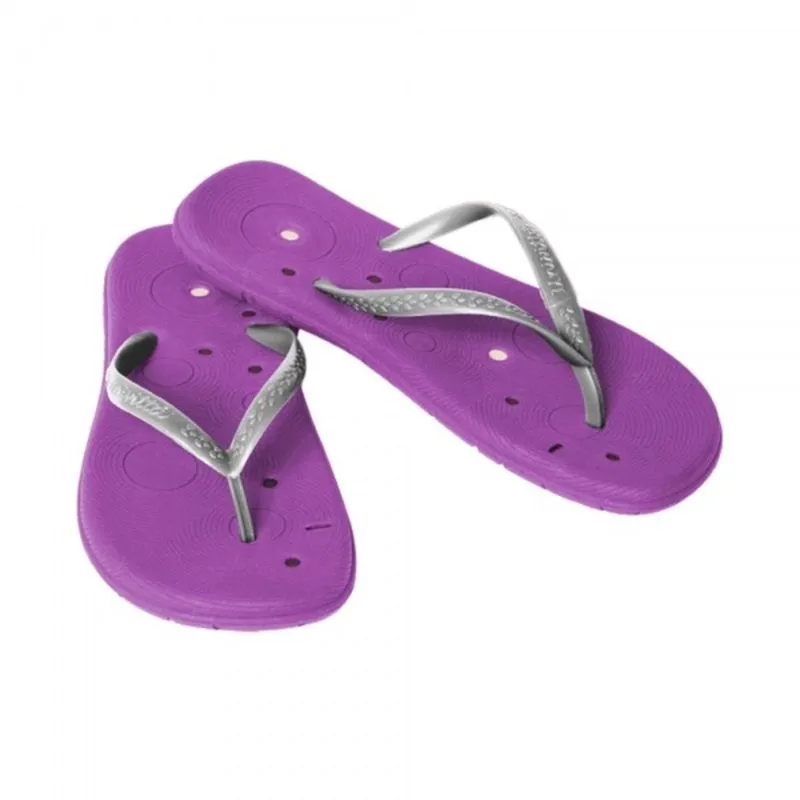 Sandalia Feminino Magnetica Prata/Lilas 40-41 Infravermelho