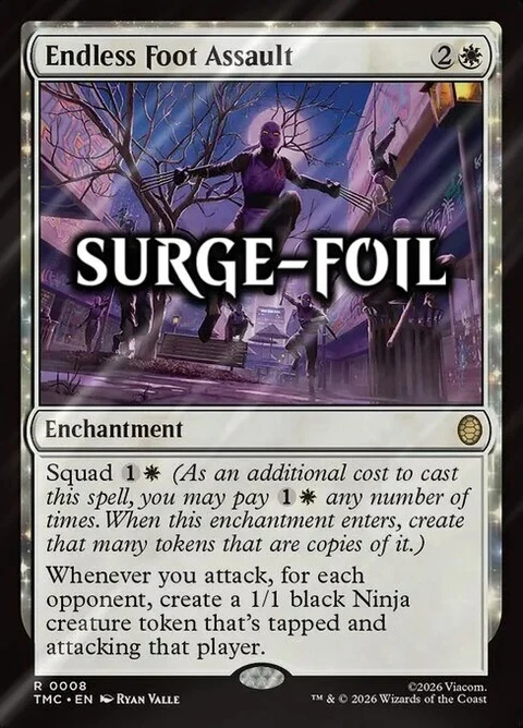 Endless Foot Assault (8s) - Surge-Foil Foil / Near Mint