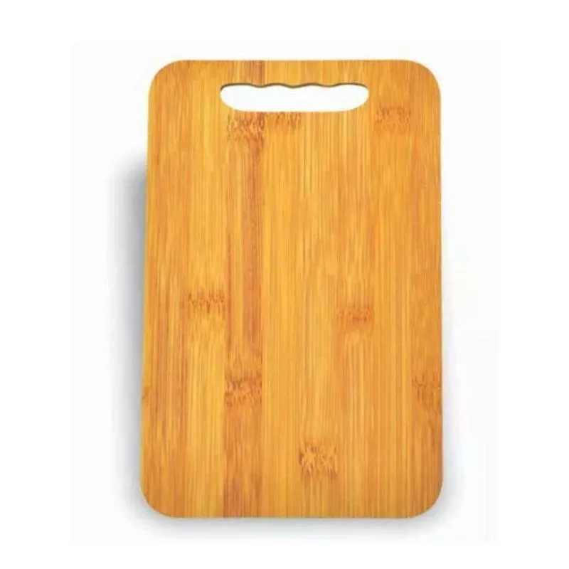 Tábua De Corte 20x30cm Em Madeira Com Alça De Metal Para Cozinha Amadeirado OEM