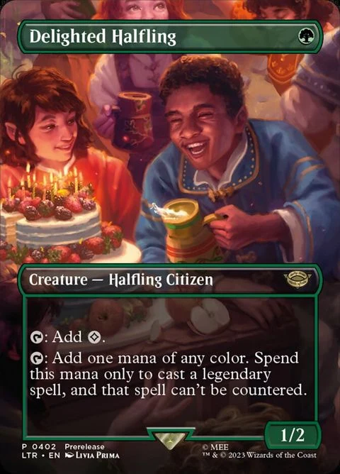 Delighted Halfling (402) Non-Foil / Near Mint
