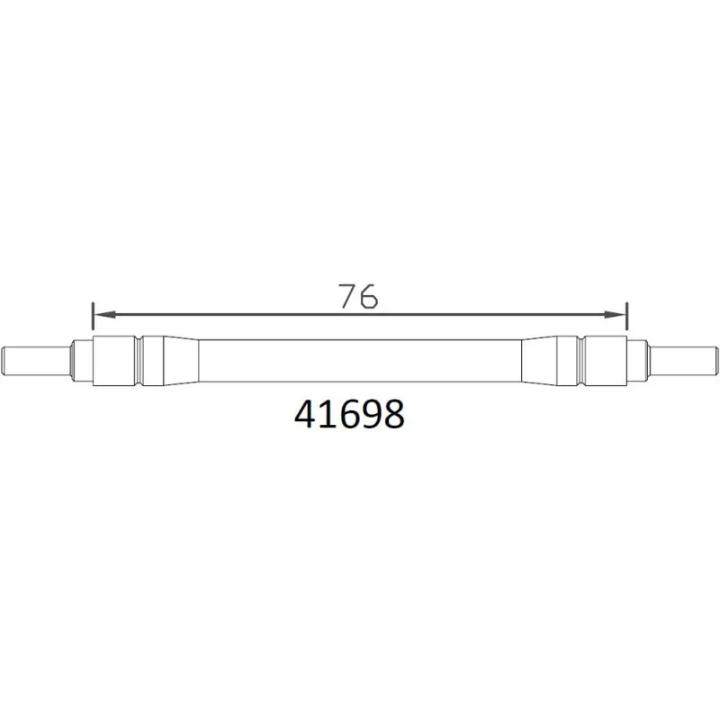 Cross RC 76mm Thrust Rod for EMO X 1/8
