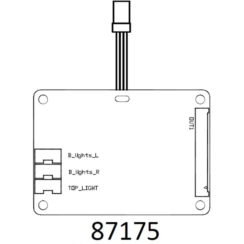 Cross RC Light Control Main Board for EMO X3 1/8