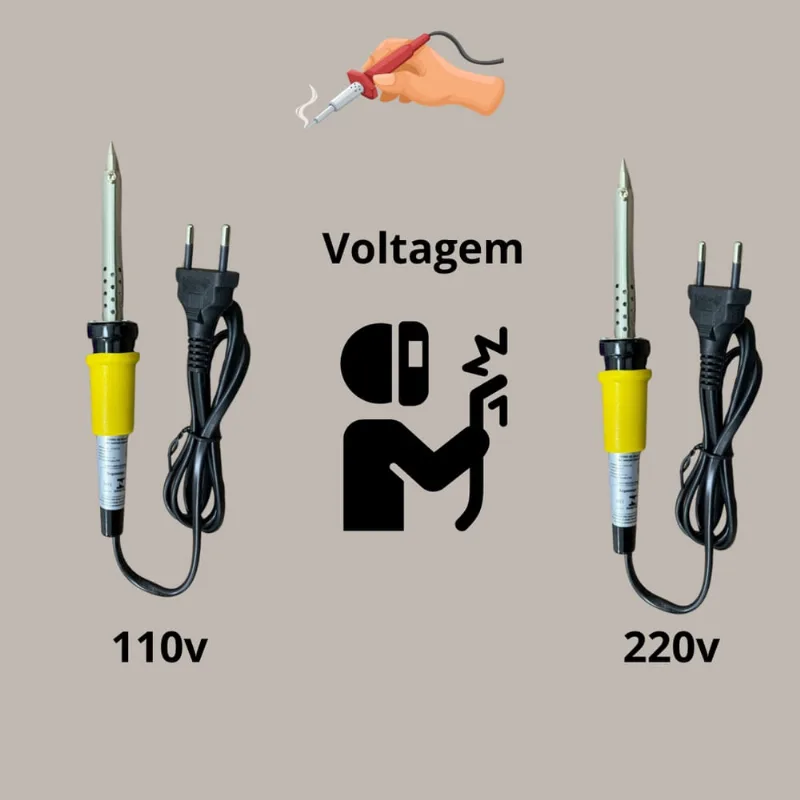 Ferro De Solda De Alta Precisão Perfeito Para Todos Os Seus Projetos 110v e 220v 40w