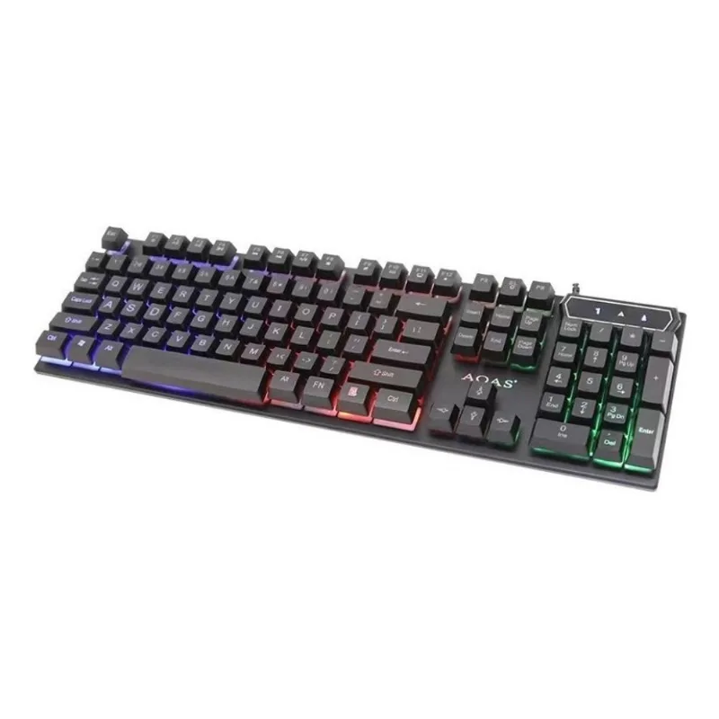 Teclado Semi Mecânico Gamer Rgb Usb Gaming Keyboard M-800
