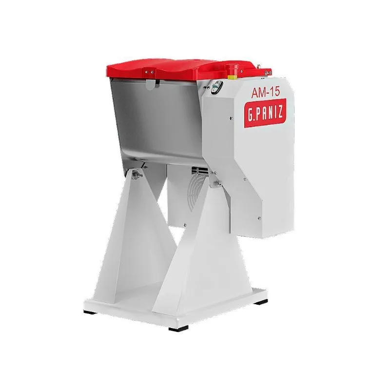 Amassadeira Semi Rápida Basculante AM 15 50 RPM Cuba Aço Inox Branco G.Paniz
