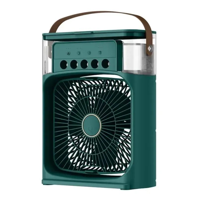 Umidificador Portátil Com Ventilador Refrigerador De Ar 600ml Com 5 Bicos