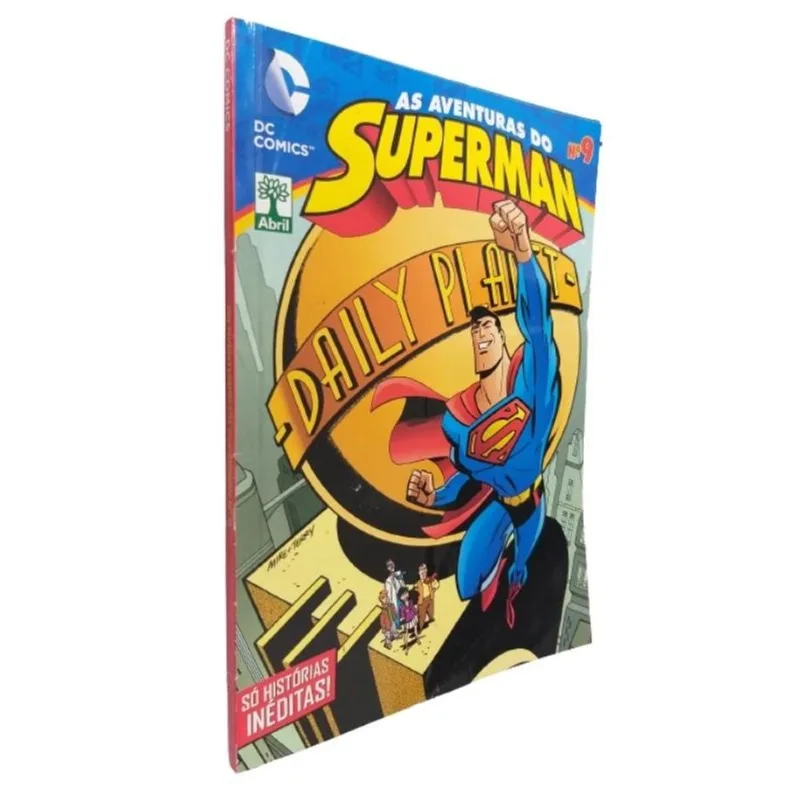 Hq Gibi As Aventuras Do Superman Número 9 Dc Editora Abril