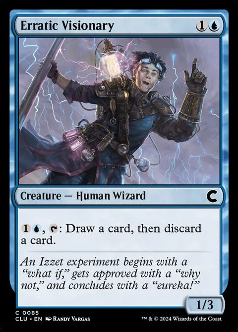 Erratic Visionary (85) Non-Foil / Near Mint