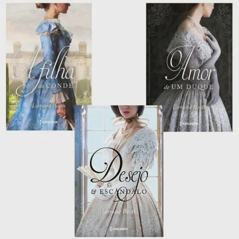 Kit Desejo e Escândalo - 3 Volumes