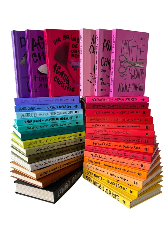 Coleção Agatha Christie + Ecobag exclusiva (33 Livros) Capa dura