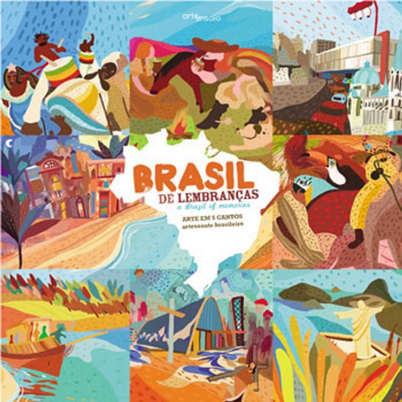 BRASIL DE LEMBRANÇAS - ARTE EM 5 CANTOS