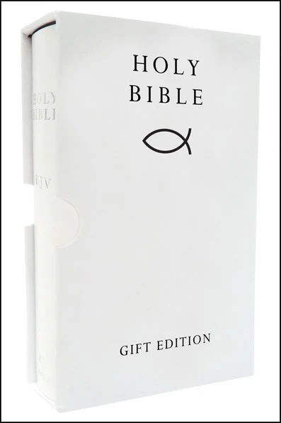 Holy Bible: King James Version (KJV) White Leather Pocket Gift Edition for Weddings, Christenings and Christian Gifts Leatherbound Hardback