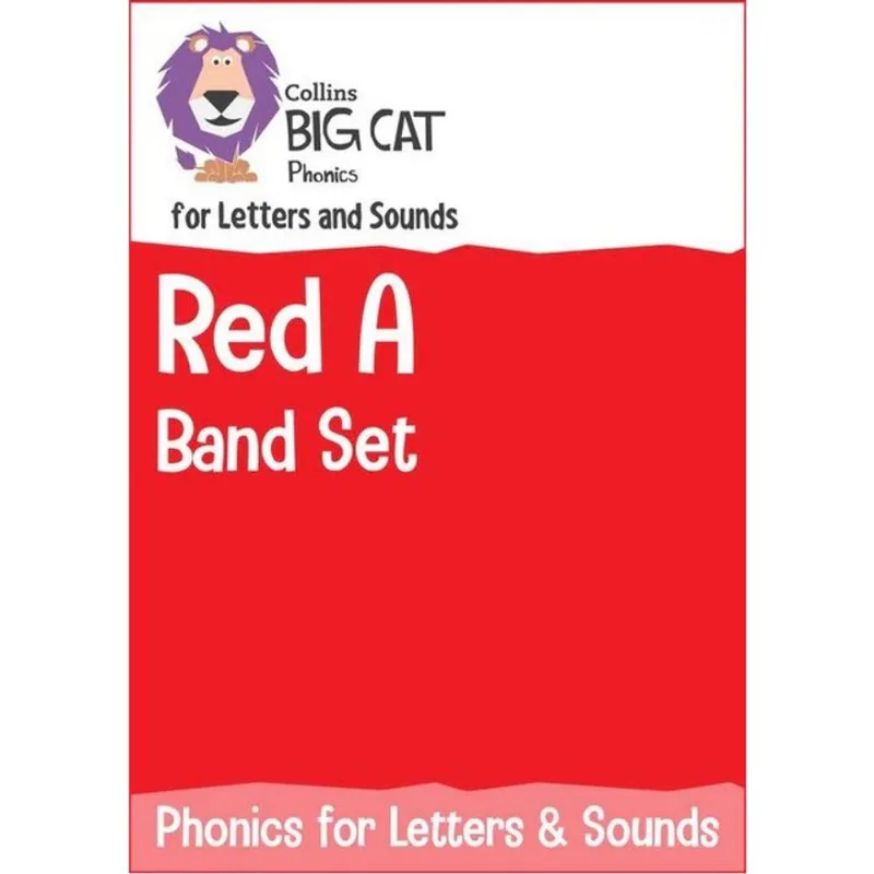 COLLINS BIG CAT SETS - PHONICS FOR LETTERS AND SOUNDS RED A BAND SET
