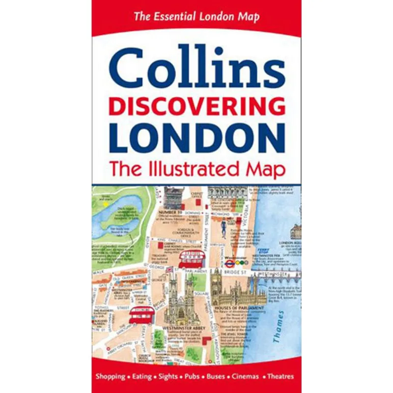 DISCOVERING LONDON ILLUSTRATED MAP
