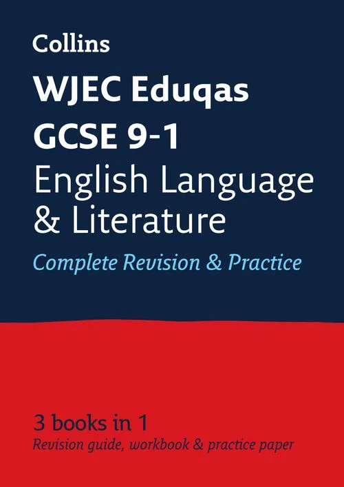 WJEC Eduqas GCSE 9-1 English Language and Literature All-in-One Complete Revision and Practice: Ideal for the 2027 and 2028 exams (Collins GCSE Grade 9-1 Revision) Paperback