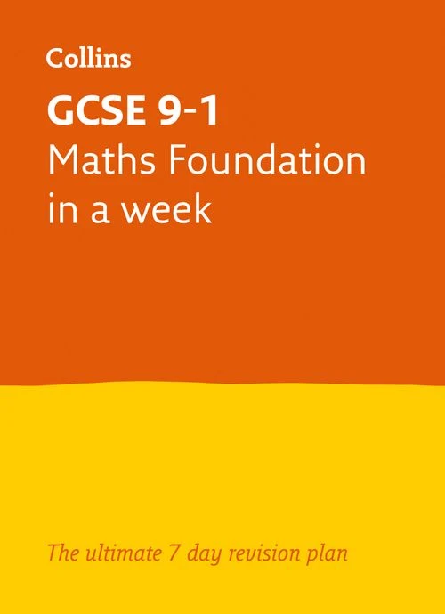 GCSE 9-1 Maths Foundation In A Week: Ideal for the 2027 and 2028 exams (Collins GCSE Grade 9-1 Revision) Paperback