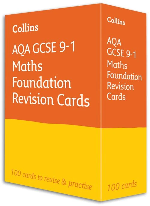 AQA GCSE 9-1 Maths Foundation Revision Cards: Ideal for the 2027 and 2028 exams (Collins GCSE Grade 9-1 Revision) Other
