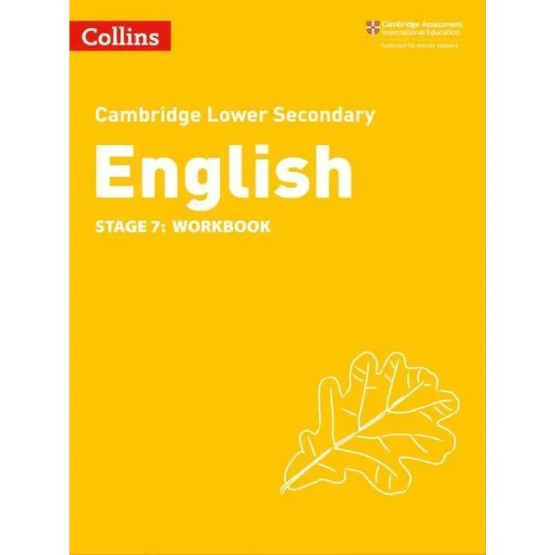 CAMBRIDGE LOWER SECONDARY ENGLISH - WORKBOOK - STAGE 7 - SECOND EDITION