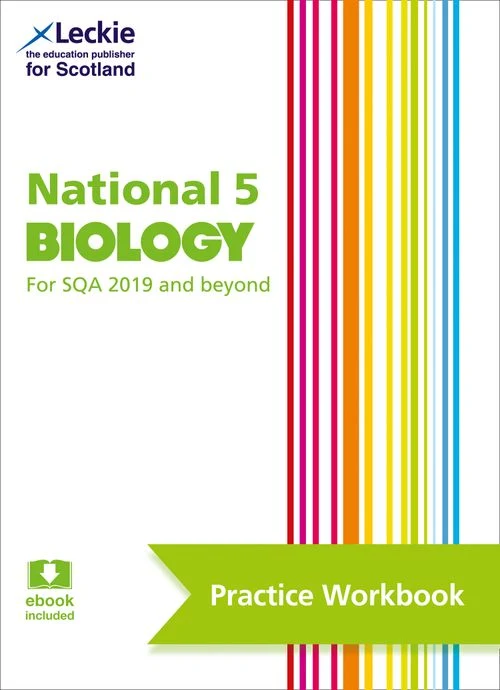 National 5 Biology: Questions to learn national 5 biology through practise (Leckie Practice Workbook) Paperback