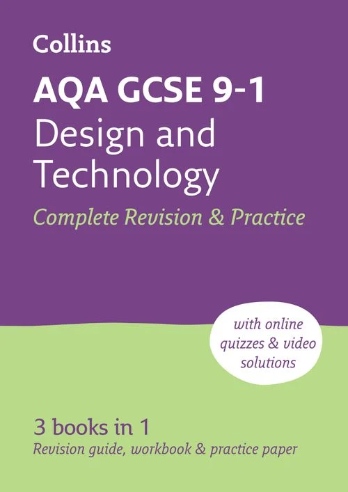 AQA GCSE 9-1 Design & Technology Complete Revision & Practice: Ideal for the 2027 and 2028 exams includes online edition, quizzes and video solutions (Collins GCSE Grade 9-1 Revision) Paperback