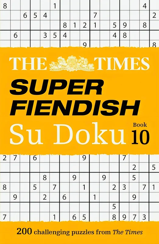 The Times Super Fiendish Su Doku Book 10: 200 Challenging Puzzles