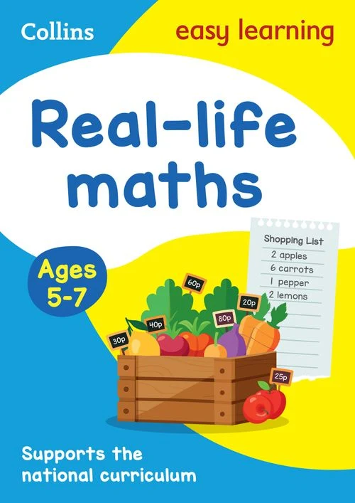 Easy Learning – Real-life maths Activity Book Ages 5-7 Paperback