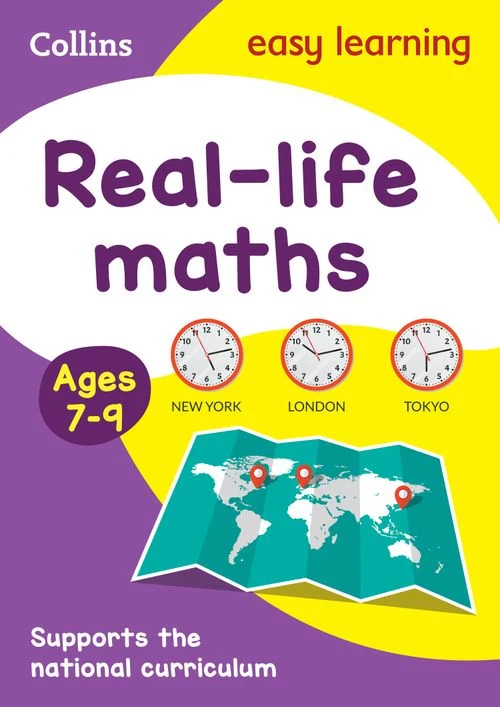 Easy Learning – Real-life maths Activity Book Ages 7-9 Paperback