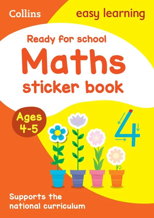 Easy Learning – Ready for school: maths Sticker Book Ages 4-5 Paperback