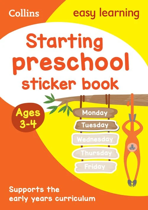 Easy Learning – Starting preschool Sticker Book Ages 3-4 Paperback