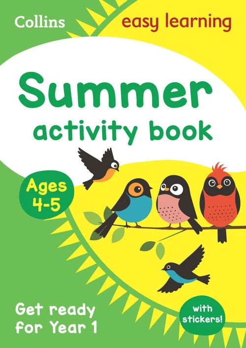 Collins Easy Learning – Reception to Year 1 Summer Activity Book with stickers Paperback